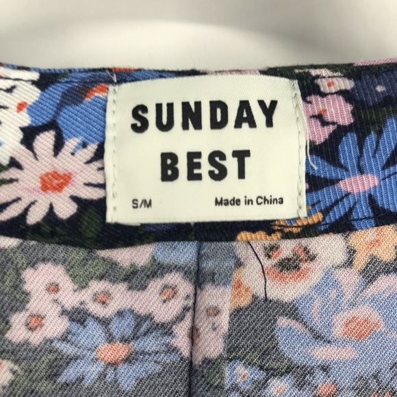 Sunday Best Aritzia floral Kimono 3/4 sleeve s/m - Picture 8 of 11